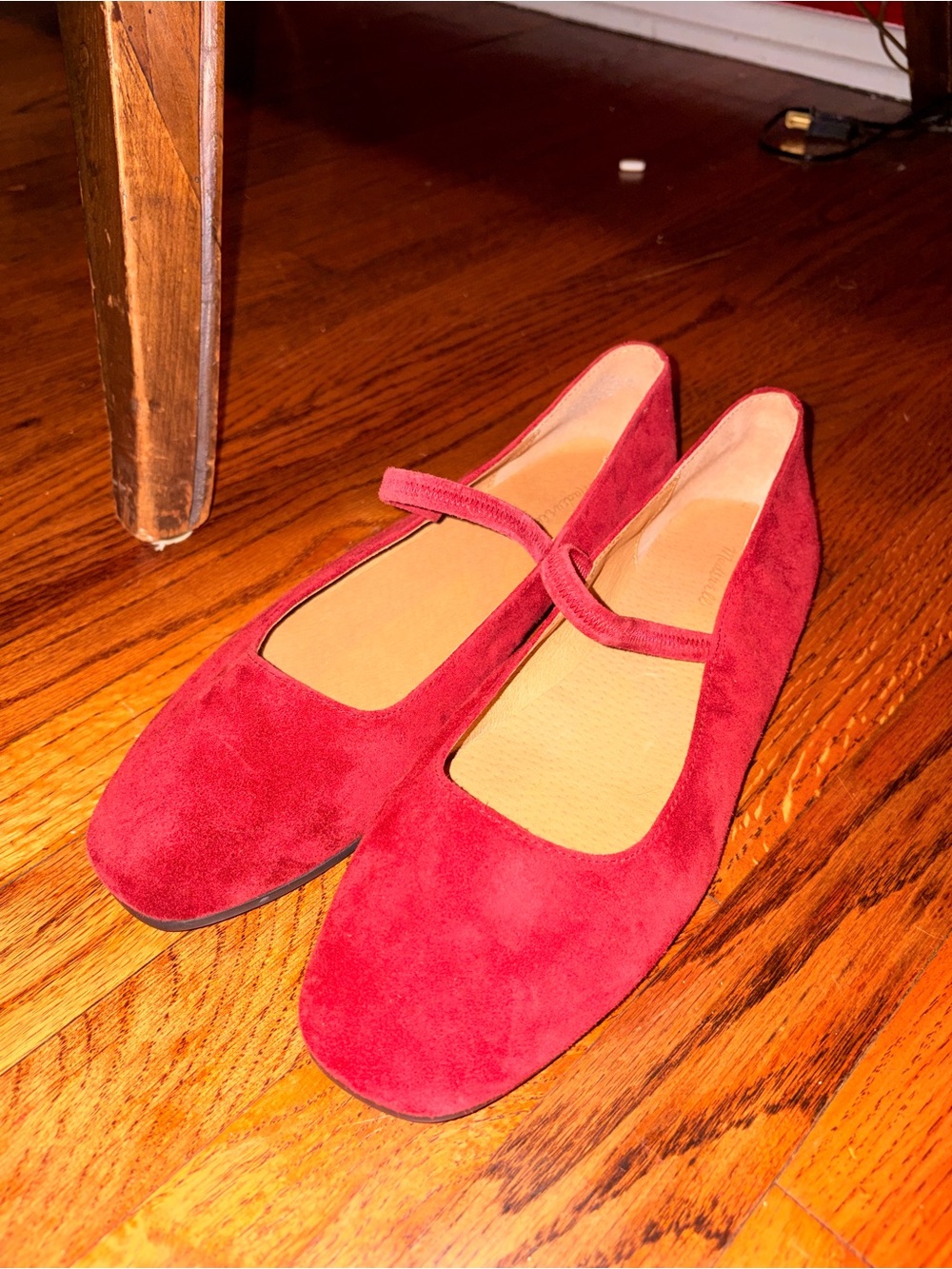 NWT Madewell Greta Suede Ballet Flats
Ballerina Ruby Port Red Burgundy Leather - Picture 11 of 11